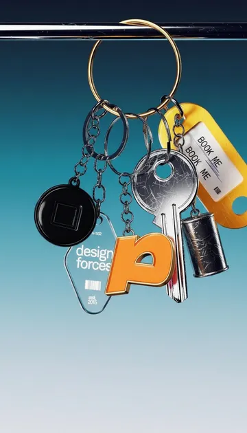 Keys on a rail reference